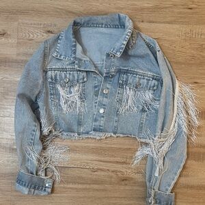 Fringe Denim Jacket